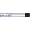 E410T, End Mill, Short, 10mm, Threaded Shank , 4fl, High Speed Steel, Bright thumbnail-0