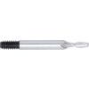 Short Slot Drill, 4mm, 2fl, Threaded Shank, High Speed Steel, Bright thumbnail-0