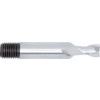 Short Slot Drill, 8mm, 2fl, Threaded Shank, High Speed Steel, Bright thumbnail-0