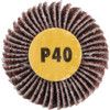 Flap Wheel, 40 x 30mm, P40, Aluminium Oxide, 6mm Shank thumbnail-1