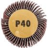 Flap Wheel, 50 x 30mm, P40, Aluminium Oxide, 6mm Shank thumbnail-1