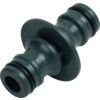 Two-Way Hose Connector, Male, 1/2in, Plastic Material, Blue, Individual thumbnail-0