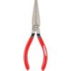 Needle Nose Long Pliers, Serrated, Steel, 160mm thumbnail-0