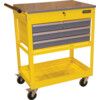 Service Cart, Classic Range, Yellow, 4-Drawers, 960 x 660 x 500mm, 280kg Capacity thumbnail-1