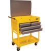 Service Cart, Classic Range, Yellow, 4-Drawers, 960 x 660 x 500mm, 280kg Capacity thumbnail-0