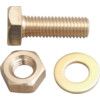 METRIC HEX HEAD SET, NUT & WASHER KIT BRASS AVG-110PC thumbnail-1