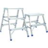 Step Stool, 649mm, Aluminium, Silver thumbnail-1