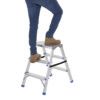 Step Stool, 649mm, Aluminium, Silver thumbnail-2