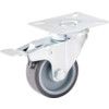 Castor, Light Duty, Braked, Swivel, 50mm, 50kg Load Capacity thumbnail-0