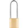 Keyed Padlock, Keyed Different, Brass, Gold, 30mm Width, Weatherproof thumbnail-0