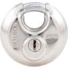 Keyed Padlock, Keyed Different, Steel, Silver, 70mm Width, Weatherproof thumbnail-1