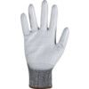 Cut Resistant Gloves, 18 Gauge Cut D, Size 7, Grey, Polyurethane Palm, EN388: 2016 thumbnail-2