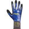 Mechanical Hazard Gloves, Black/Blue/Grey, Nylon Liner, Nitrile Coating, EN388: 2016, 4, 1, 3, 1, X, Size 6 thumbnail-1