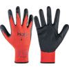 Mechanical Hazard Gloves, Black/Red, Nylon Liner, Nitrile Foam Coating, EN388: 2016, 4, 1, 2, 1, A, Size 6 thumbnail-0