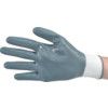 Mechanical Hazard Gloves, Grey/White, Nylon Liner, Nitrile Coating, EN388: 2003, 4, 1, 3, 2, Size 10 thumbnail-1