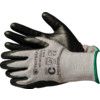 Cut Resistant Gloves, Black/Blue,  HPPE Liner, Nitrile Palm, EN388: 2016, 4, X, 4, 3, C, Size 8, Pack of 12 thumbnail-0