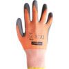 Cut Resistant Gloves, Grey/Orange, PU Palm, HPPE Liner, EN388: 2003, 4, 3, 4, 3, Size 9 thumbnail-1