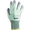 Cut Resistant Gloves, Green/Grey, EN388: 2003, 4, 5, 4, 3, PU Palm, HPPE Liner, Size 9 thumbnail-1