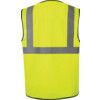 Hi-Vis Vest, Yellow, Medium, Hook & Loop Closure, Polyester thumbnail-1