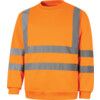 Hi-Vis Sweatshirt, EN20471 Orange, 4XL thumbnail-0