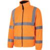 Hi-Vis Fleece Jacket, EN20471 Orange, 3XL thumbnail-0