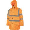 Hi-Vis Reversible Coat, 5-in-1, Waterproof, 4XL, Orange, Polyester, EN20471 thumbnail-1