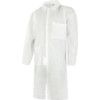 Visitors Coat, Disposable, Unisex, White, Polypropylene, XL thumbnail-0