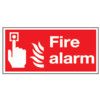 Fire Alarm Rigid PVC Sign 200mm x 100mm thumbnail-0