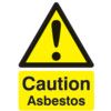 Asbestos Rigid PVC Caution Sign 148mm x 210mm thumbnail-0