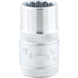 3/8" Bi-Hexagon Standard Length Sockets - Imperial thumbnail-0