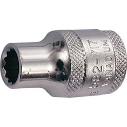 3/8" Bi-Hexagonal Standard Length Sockets, Metric thumbnail-1