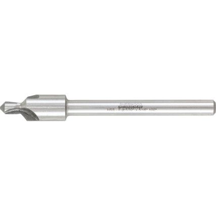 100°, Countersink, 5/32in., Straight Shank, 3 fl, Cobalt High Speed Steel