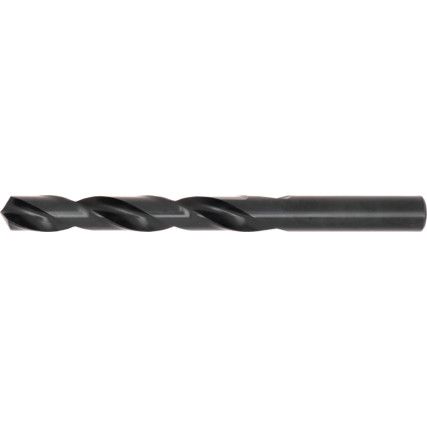 Jobber Drill, 14mm, Normal Helix, High Speed Steel, Black Oxide