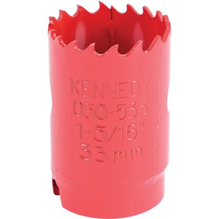 Holesaw, 33mm x 28.5mm, Bi-metal