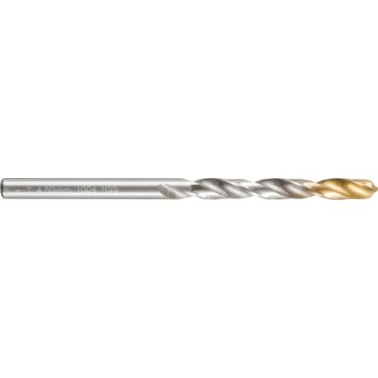 Jobber Drill, 4.5mm, Normal Helix, High Speed Steel, TiN