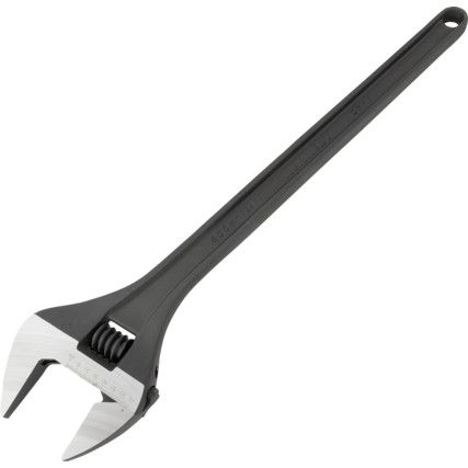 Adjustable Spanner, Steel, 24in./600mm Length, 70mm Jaw Capacity