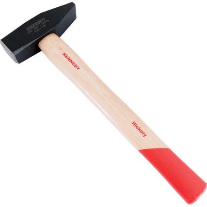 Machinist Hammer, 1.0kg, Wood Shaft, Waxed Shaft