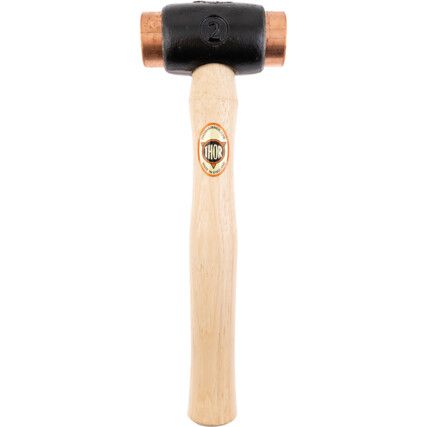 Copper Hammer, 1260g, Wood Shaft, Replaceable Head