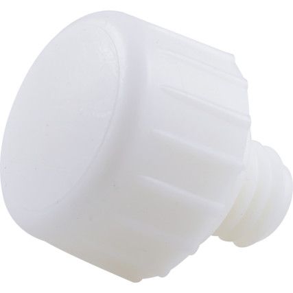 25mm Nylon Hammer Face, Hard, White