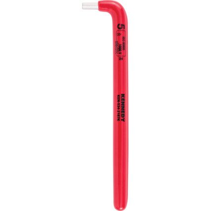 Hex Key, Insulated L-Handle, Hex, Metric, 5mm