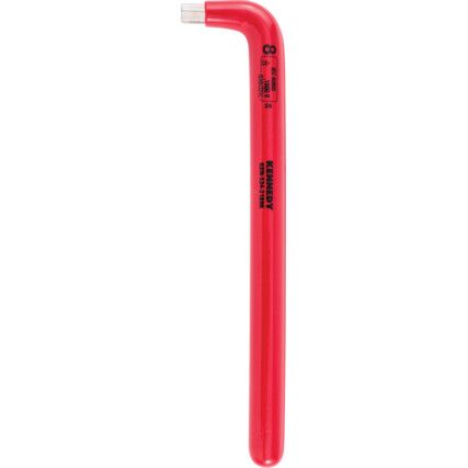 Hex Key, Insulated L-Handle, Hex, Metric, 8mm