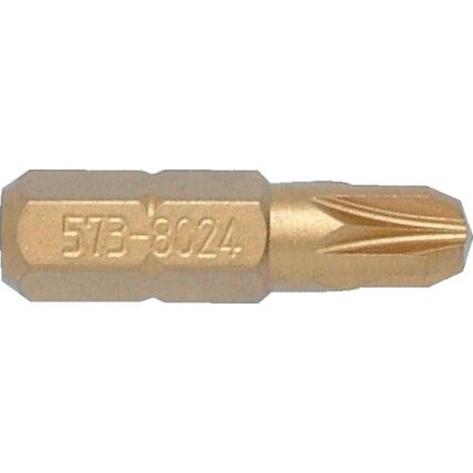 Screwdriver Bit, PZ3, Pozi, 5/16" Hex