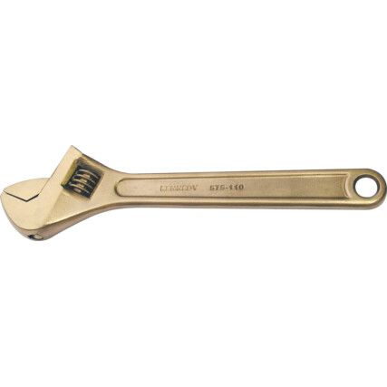 Single End, Non-Sparking Adjustable Spanner, 300mm, Metric