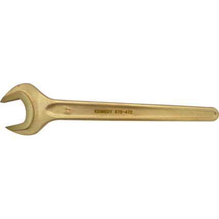 Single End, Non-Sparking Open Ended Spanner, 30mm, Metric