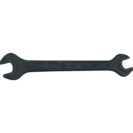 Metric Open Ended Spanner, Double End, Vanadium Steel, 7mm x 8mm