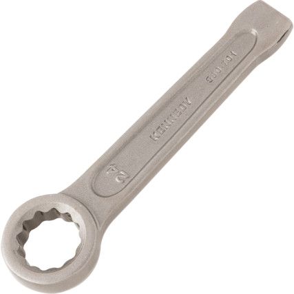 Single End, Ring Slogging Spanner, 24mm, Metric