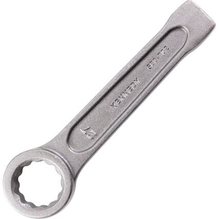 Single End, Ring Slogging Spanner, 27mm, Metric