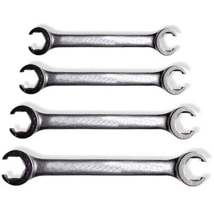 Imperial, Flare Nut Spanner Set, 5/16 - 11/16in., Set of 4, Chrome Vanadium Steel