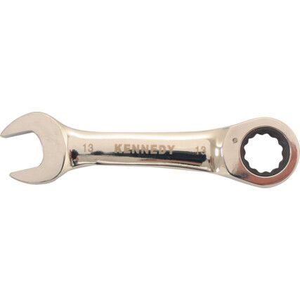 Single End, Ratcheting Combination Spanner, 13mm, Metric