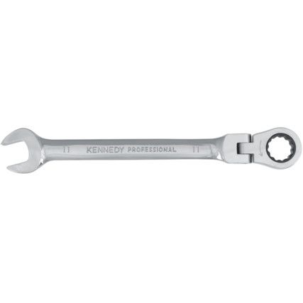 Single End, Ratchet Wrench, 11mm, Metric